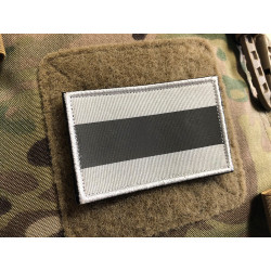 JTG reflector patch, SignalWhite 80 x 50mm, with velcro back