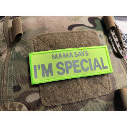 JTG Mama Says I&acute;m Special reflector patch,...