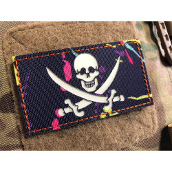 JTG Jolly Roger laser cut patch, sixtycamo, luminescent...