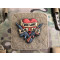 True Love Patch, red, 3d Rubber Patch