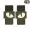 Tiger Eyes, Lasercut Molle Stripes, Set, ranger-green gid afterglow, Cordura Lasercut
