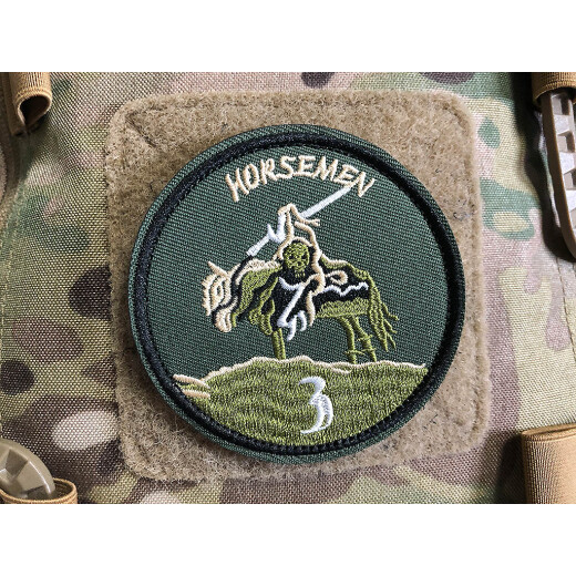 Horseman SF Patch, gestickter Patch, greenland, 3D gestickter Patch