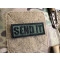SEND IT Patch, embroidered patch, rangreen black, 3D embroidered patch