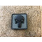 JTG Punisher Patch, steingrau-oliv schwarz, 3D Rubber patch