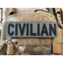 JTG CIVILIAN Patch, rangergreen black, JTG 3D Rubber Patch