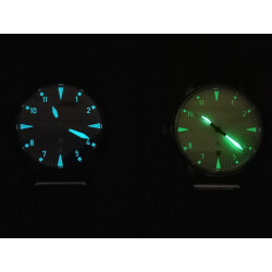 Militäruhr BLACK „WATCH ONE“ by “CS hoch2”, klassische Einsatzuhr, Automatikuhrwerk, schwarz PVD beschichtetes Edelstahlgehäuse, 10 ATM, Sapphirglas, Natoarmband