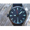 Militäruhr BLACK „WATCH ONE“ by “CS hoch2”, klassische Einsatzuhr, Automatikuhrwerk, schwarz PVD beschichtetes Edelstahlgehäuse, 10 ATM, Sapphirglas, Natoarmband