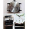 Militäruhr BLACK „WATCH ONE“ by “CS hoch2”, klassische Einsatzuhr, Automatikuhrwerk, schwarz PVD beschichtetes Edelstahlgehäuse, 10 ATM, Sapphirglas, Natoarmband