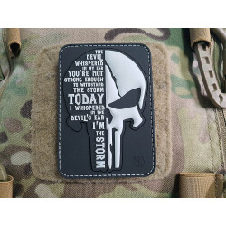 JTG I am the Storm PUNISHER Patch, swat, JTG 3D Rubber Patch