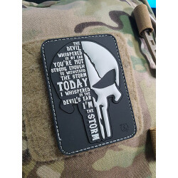 JTG I am the Storm PUNISHER Patch, swat, JTG 3D Rubber Patch