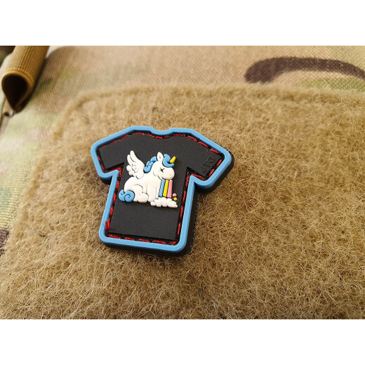 JTG micro Drunk Unicorn Shirt Patch, JTG 3D Rubber Patch