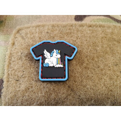 JTG micro Drunk Unicorn Shirt Patch, JTG 3D Rubber Patch