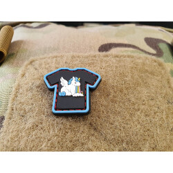 JTG micro Drunk Unicorn Shirt Patch, JTG 3D Rubber Patch