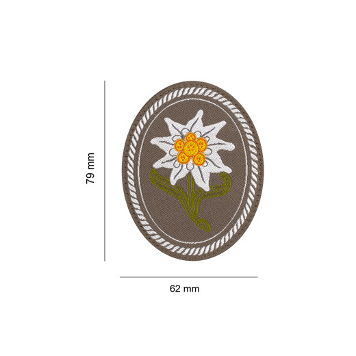 Edelweiss Patch Oval Patch