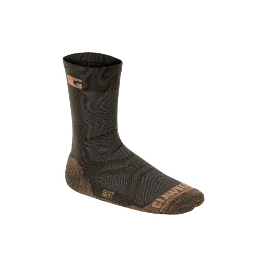 Merino Crew Socks, Green, Grösse 39-41, CLAWGEAR