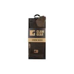 Merino Crew Socks, Green, Grösse 39-41, CLAWGEAR