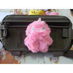 JTG plush patch Monster Unicorn pink, with velcro on the...
