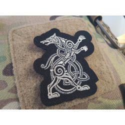 Keltic Wolf Patch, embroided
