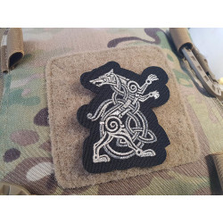 Keltic Wolf Patch, embroided