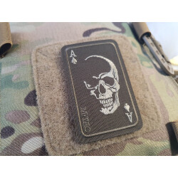 Face Of War Patch, embroided, RangerGreen