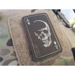 Face Of War Patch, embroided, RangerGreen