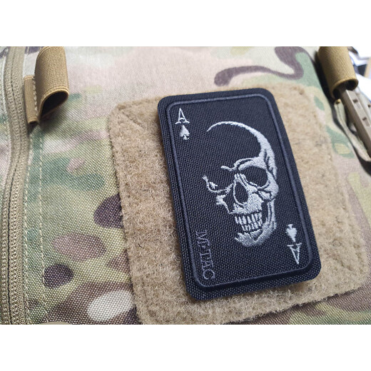 Face Of War Patch, gestickt, black-grey