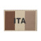 Italy Flag Patch, Desert