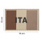 Italy Flag Patch, Desert