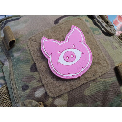 JTG MonsterPig Patch, pink, JTG 3D Rubber Patch