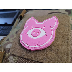 JTG MonsterPig Patch, pink, JTG 3D Rubber Patch