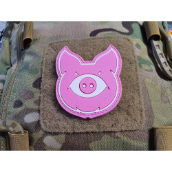 JTG MonsterPig Patch, pink, JTG 3D Rubber Patch