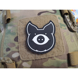 JTG MonsterPig Patch, swat, JTG 3D Rubber Patch