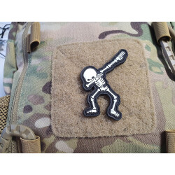 JTG Dabbing Skeleton Patch, gid, JTG 3D Rubber Patch
