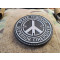 JTG Peace Patch, &quot;PEACE THROUGH SUPERIOR FIREPOWER&quot;, swat, JTG 3D Rubber Patch