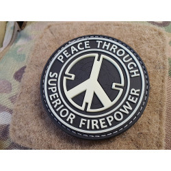 JTG Peace Patch, &quot;PEACE THROUGH SUPERIOR...