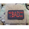 JTG WE DO BAD THINGS ...  Insider Patch, fire-red, JTG 3D Rubber Patch