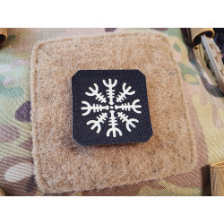 Helm of Awe Lasercut Patch, black-gid, Cordura Lasercut