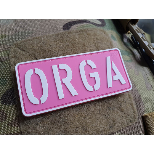 JTG ORGA Patch, pink, JTG 3D Rubber Patch
