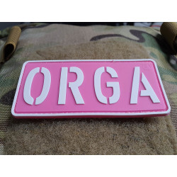 JTG ORGA Patch, pink, JTG 3D Rubber Patch