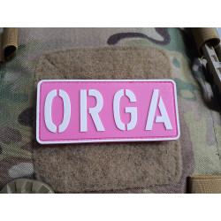 JTG ORGA Patch, pink, JTG 3D Rubber Patch