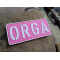 JTG ORGA Patch, pink, JTG 3D Rubber Patch