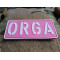 JTG ORGA Patch, pink, JTG 3D Rubber Patch