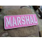 JTG MARSHAL Patch, pink, JTG 3D Rubber Patch