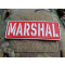 JTG MARSHAL Patch, rot-weiss, JTG 3D Rubber Patch