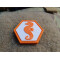 JTG Seepferdchen Patch, fullcolor, Hexagon Patch, JTG 3D Rubber Patch