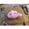 JTG Stoffpl&uuml;schpatch Pink Pig, mit Klettfl&auml;che auf der R&uuml;ckseite