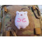 JTG plush patch SNOWY, with velcro on the back