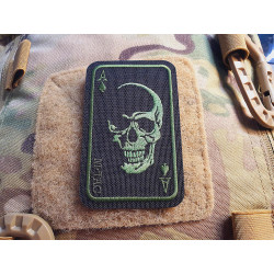 Face Of War Patch, embroided, black-olive