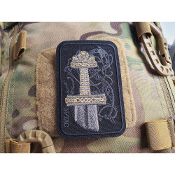 Viking Sword Patch, embroided
