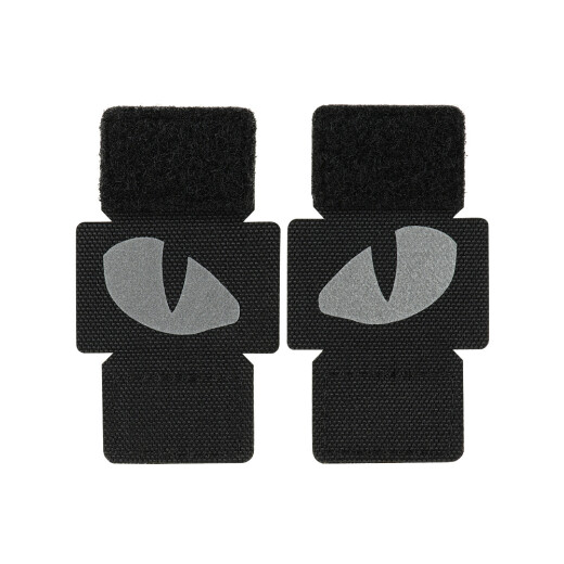 Tiger Eyes, Lasercut Molle Stripes, Set, black, reflective, Cordura Lasercut